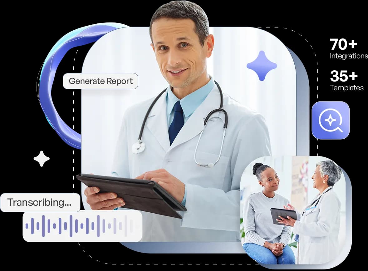 MedTalk AI medical scribe dashboard